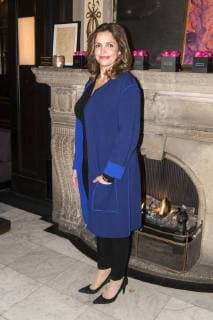Rebecca Immanuel bei der Verleihung des Blaue Blume Award 2018 im Restaurant Grosz. Berlin, 14.02.2018