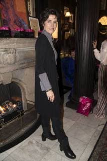Julia Bremermann bei der Verleihung des Blaue Blume Award 2018 im Restaurant Grosz. Berlin, 14.02.2018