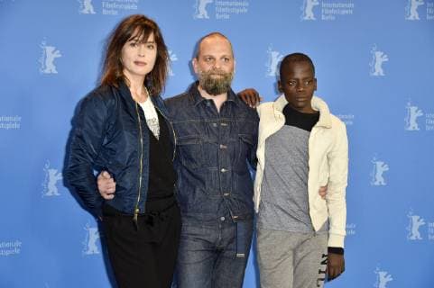Susanne Wolff, Wolfgang Fischer and Gedion Oduor Wekesa during the Styx photocall at the 68th Berlin International Film Festival Berlinale 2018 on February 16, 2018 in Berlin, Germany.