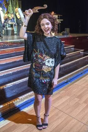 Matilda de Angelis beim Notte delle Stelle Premio Bacco 2018 während der Berlinale 2018 im Hotel Maritim. Berlin, 16.02.2018