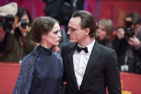 Schauspielerin Paula Beer und Schauspieler Franz Rogowski während der Premiere des Films TRANSIT anlässlich der 68. Internationalen Filmfestspiele Berlin 68. Internationale Filmfestspiele Berlin