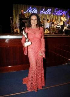Preistraegerin Christine Neubauer bei Notte delle Stelle 2018 im MARITIM Hotel Berlin.