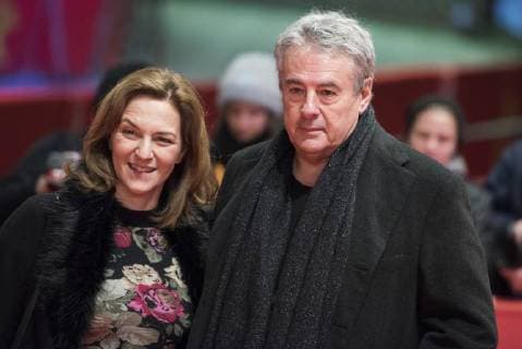 Schauspielerin Martina Gedeack mit Markus Imboden während der Premiere des Films TRANSIT anlässlich der 68. Internationalen Filmfestspiele Berlin 68. Internationale Filmfestspiele Berlin