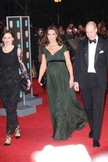 . 18 02 2018. London, United Kingdom. Duke and Duchess of Cambridge arriving at the British Academy Film Awards in London.  xStephenxLockx xi-Imagesx IIM-16994-0044