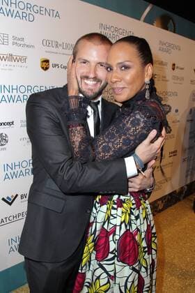 Bilder des Tages Barbara Becker mit Freund Juan Lopez Salaberry, Inhorgenta Award Munich 2018 im Postpalast in Muenchen am 18.02.2018
