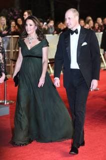 Prince William, Duke of Cambridge and Catherine, Duchess of Cambridge attend the British Academy Film Awards (BAFTA) at the Royal Albert Hall in London. FEBRUARY 18th 2018  PTYx18273