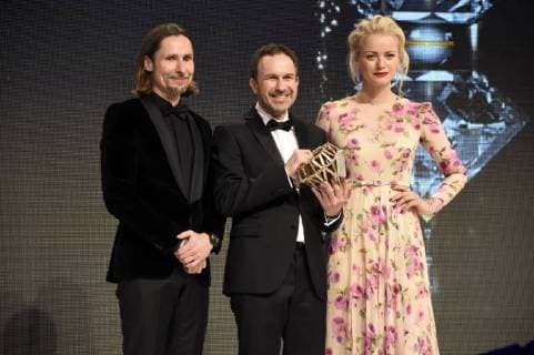 Fashion Jewelry Gewinner Firma Gellner und Franziska Knuppe bei der Verleihung des 2. Inhorgenta Award 2018 im Postpalast. München, 18.02.2018