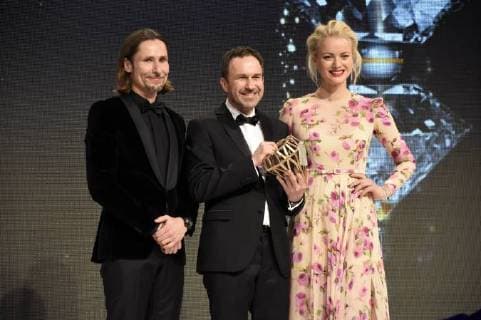 Fashion Jewelry Gewinner Firma Gellner und Franziska Knuppe bei der Verleihung des 2. Inhorgenta Award 2018 im Postpalast. München, 18.02.2018