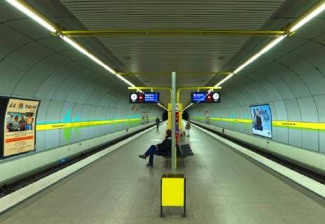 U-Bahnstation Schwanthalerhöhe, München, Oberbayern, Bayern, Deutschland, Europa Copyright: imageBROKER/HelmutxMeyerxzurxCapellen iblmzc04636229.jpg
