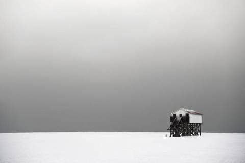 Pfahlbau, Sankt Peter-Ording, Nordfriesland, Schleswig-Holstein, Deutschland, Europa Copyright: imageBROKER/RalfxWilken ibxrwi04633320.jpg
