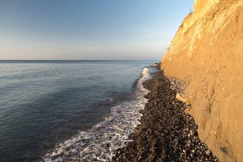 Hohes Ufer bei Ahrenshoop - Cliff near Ahrenshoop in Geramy