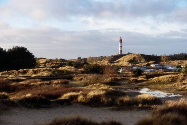 Am Strand von Amrum - On the North Frisian Island Amrum in Germany