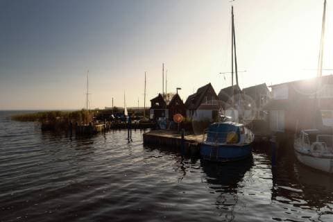 Hafen von Althagen im Fischland - Port of Althagen on Fischland in Germany