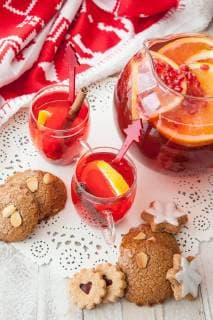 Heisser Punsch mit Orange, Zimt und Granatapfel - Hot fruit punch *** Hot punch with pomegranate and orange cinnamon hot fruit punch  1079704715