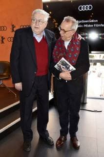 Moritz de Hadeln und Dieter Kosslick bei der Buchpräsentation Moritz de Hadeln: Mister Filmfestival während der Berlinale 2018 in der Berlinale Audi Lounge. Berlin, 21.02.2018 *** Moritz de Hadeln and Dieter Kosslick in the book presentation of Moritz de Hadeln Mister Film Festival during the Berlinale 2018 in the Berlinale Audi lounge Berlin 21 02 2018 Foto:xN.xKubelkax xFuturexImage