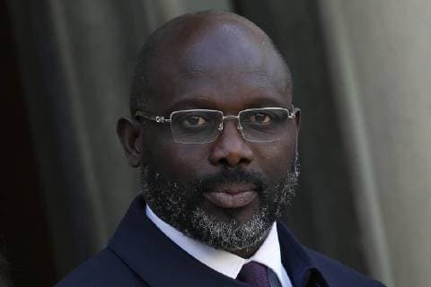 George Weah NEWS : Entretien de Emmanuel Macron et George Weah - Paris - 21 02 2018 MichaelBaucher Panoramic 