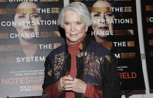 Ellen Burstyn arrives on the red carpet at the Notes From The Field New York screening at Museum of Modern Art on February 21, 2018 in New York City.  NYP20180221116 JOHNxANGELILLO