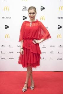 Farina Flebbe beim 99Fire Films Award 2018 während der Berlinale 2018 im Admiralspalast. Berlin, 21.02.2018