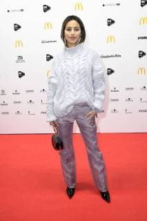 Gizem Emre beim 99Fire Films Award 2018 während der Berlinale 2018 im Admiralspalast. Berlin, 21.02.2018