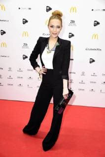 Alexa Feser beim 99Fire Films Award 2018 während der Berlinale 2018 im Admiralspalast. Berlin, 21.02.2018