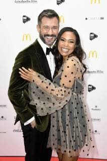 Jochen Schropp und Alexandra Maurer beim 99Fire Films Award 2018 während der Berlinale 2018 im Admiralspalast. Berlin, 21.02.2018