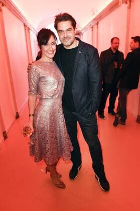 Maike von Bremen und Raphael Vogt beim 99Fire Films Award 2018 während der Berlinale 2018 im Admiralspalast. Berlin, 21.02.2018