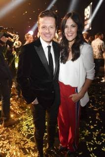 Roman Knizka und Bettina Zimmermann beim 99Fire Films Award 2018 während der Berlinale 2018 im Admiralspalast. Berlin, 21.02.2018