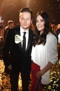Roman Knizka und Bettina Zimmermann beim 99Fire Films Award 2018 während der Berlinale 2018 im Admiralspalast. Berlin, 21.02.2018