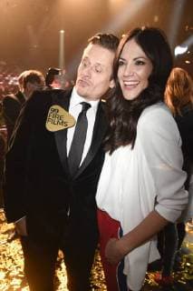 Roman Knizka und Bettina Zimmermann beim 99Fire Films Award 2018 während der Berlinale 2018 im Admiralspalast. Berlin, 21.02.2018