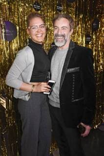 Belen Moana und Gedeon Burkhard beim 99Fire Films Award 2018 während der Berlinale 2018 im Admiralspalast. Berlin, 21.02.2018