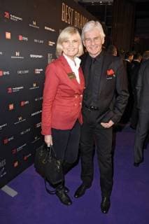 Frederic Meisner mit Gattin Yvonne bei der 15. Verleihung des Best Brands Award im Hotel Bayerischer Hof. München, 21.02.2018