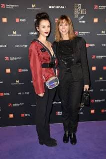 Carin C. Tietze mit Tochter Lilly Tietze bei der 15. Verleihung des Best Brands Award im Hotel Bayerischer Hof. München, 21.02.2018