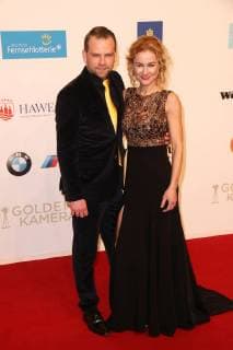 Rhea Harder und ihr Ehemann Joerg Vennewald bei der Verleihung Goldene Kamera 2018 am 22.02.2018 in Hamburg Goldene Kamera Verleihung 2018 in Hamburg
