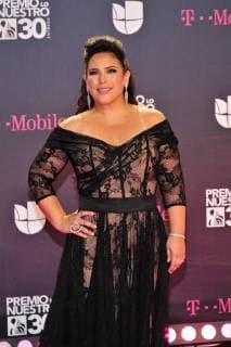 Mexican actress Angelica Vale poses on his arrival to the carpet of the 30th edition of the Lo Nuestro Award to the Latin Music, at the American Airlines Arena in Miami, USA, 22 February 2018. Famous and popular Latinos parade in carpet of Lo Nuestro Award !ACHTUNG: NUR REDAKTIONELLE NUTZUNG!  Copyright: xGIORGIOxVIERAx MIA00 20180223-636549559154175071