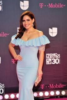 The Dominican actress Jenny Blanco poses on his arrival to the carpet of the 30th edition of the Lo Nuestro Award to the Latin Music, at the American Airlines Arena in Miami, USA, 22 February 2018. Famous and popular Latinos parade in carpet of Lo Nuestro Award !ACHTUNG: NUR REDAKTIONELLE NUTZUNG!  Copyright: xGIORGIOxVIERAx MIA00 20180223-636549590598993774