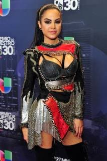 Dominican singer Natti Natasha poses in the press room of the 30th edition of the Lo Nuestro Award to the Latin Music, at the American Airlines Arena in Miami, USA, 22 February 2018. Famous and popular Latinos parade in carpet of Lo Nuestro Award !ACHTUNG: NUR REDAKTIONELLE NUTZUNG!  Copyright: xGIORGIOxVIERAx MIA00 20180223-636549616762367989