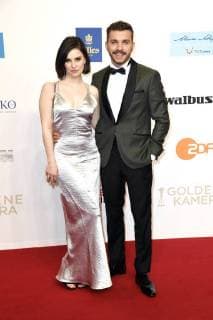 Natalia Rudziewicz und Edin Hasanovic bei der 53. Verleihung der Goldenen Kamera 2018 in der Hamburg Messe. Hamburg, 22.02.2018