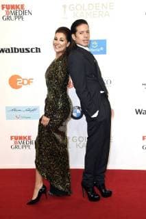 Karen Webb und Jorge Gonzalez bei der 53. Verleihung der Goldenen Kamera 2018 in der Hamburg Messe. Hamburg, 22.02.2018