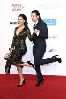 Karen Webb und Jorge Gonzalez bei der 53. Verleihung der Goldenen Kamera 2018 in der Hamburg Messe. Hamburg, 22.02.2018