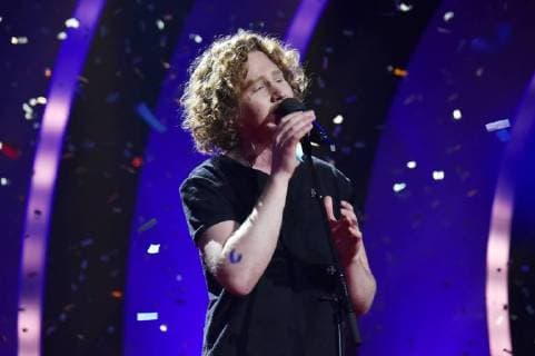Themen der Woche Michael Schulte gewinnt den deutschen ESC-Vorentscheid Eurovision Song Contest - Unser Lied für Lissabon 2018 im Studio Berlin Adlershof. Berlin, 22.02.2018 *** Michael Schulte wins the German ESC preliminary decision Eurovision Song Contest Our Song for Lisbon 2018 in the Studio Berlin Adlershof Berlin 22 02 2018 Foto:xN.xKubelkax xFuturexImage