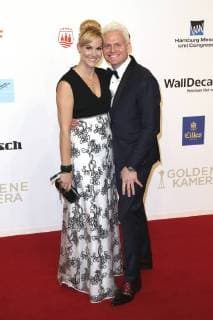 Guido Cantz mit Gattin Kerstin Ricker bei der 53. Verleihung der Goldenen Kamera 2018 in der Hamburg Messe. Hamburg, 22.02.2018