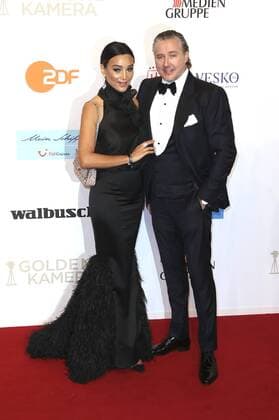 Verona Pooth mit Gatte Franjo Pooth bei der 53. Verleihung der Goldenen Kamera 2018 in der Hamburg Messe. Hamburg, 22.02.2018