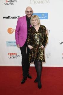Ralph Morgenstern und Mary Roos bei der 53. Verleihung der Goldenen Kamera 2018 in der Hamburg Messe. Hamburg, 22.02.2018