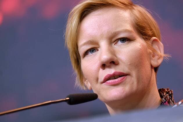 Schauspielerin Sandra Hüller während der Pressekonferenz zum Film IN DEN GÄNGEN - IN THE AISLES anlässlich der 68. Berlinale snapshot-photography xK.M.Krause