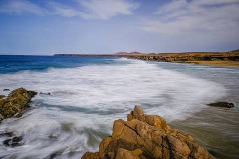 Felsenküste, Playa de Jarugo, Fuerteventura, Kanarische Inseln, Spanien, Europa Copyright: imageBROKER/SonjaxJordan ibxjor04616031.jpg