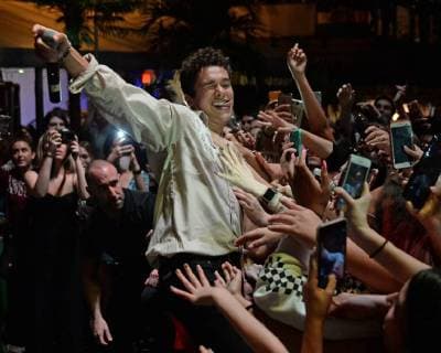 FORT LAUDERDALE FL - FEBRUARY 23: Austin Mahone performs during the Marjory Stoneman Douglas High School benefit concert to support families and the community effected by this tragedy held at Revolution Live on February 23, 2018 in Fort Lauderdale, Florida. Copyright: xmpi04x