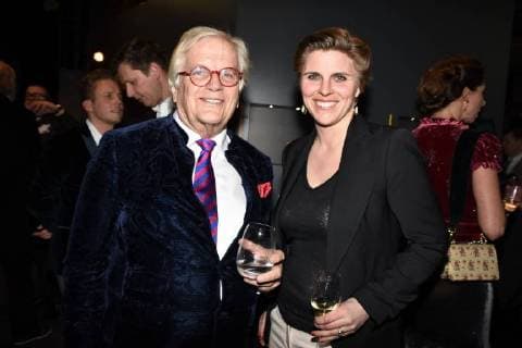 Justus Frantz Sophia Graefin von Schaesberg Muenchen 20.02.18 Freiheizhalle Breitling Cocktail Breitling *** Justus Frantz Sophia Graefin von Schaesberg Muenchen 20 02 18 Freiheizhalle Breitling Cocktail Breitling