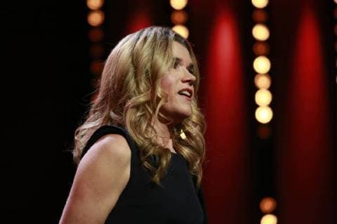 Anke Engelke moderiert die Bärenverleihung der 68. Berlinale am 24.02.2018 in Berlin im Berlinale Palast am Potsdamer Platz Anke Engelke moderiert die Bärenverleihung der 68. Berlinale am 24.02.2018 in Berlin im Berlinale Palast am Potsdamer Platz