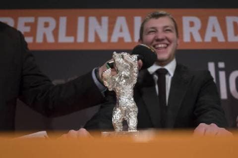 Schauspieler Anthony Bajon (Silberner Bär als Bester Darsteller, La priere) beim RadioEins Berlinale-Nighttalk aus der XXLounge anlässlich der 68. Internationalen Filmfestspiele Berlin 68. Internationale Filmfestspiele Berlin