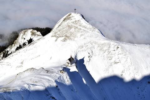 Klimsenkapelle, Klimsenhornjoch im Pilatus-Massiv auf 1864 m ü. M, Schweiz, Europa Copyright: imageBROKER/bildbaendiger ibxidk04600453.jpg